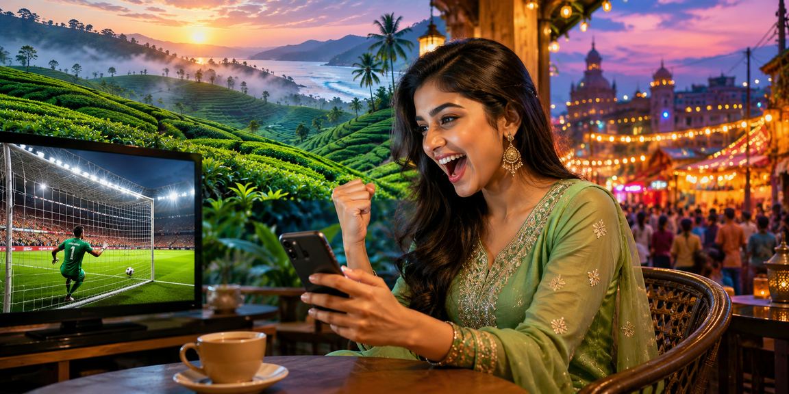 joy 9 মোবাইল ক্যাসিনো খেলাধুলার দৃশ্য যেখানে ফুলে ফাঁপা পরিবেশ